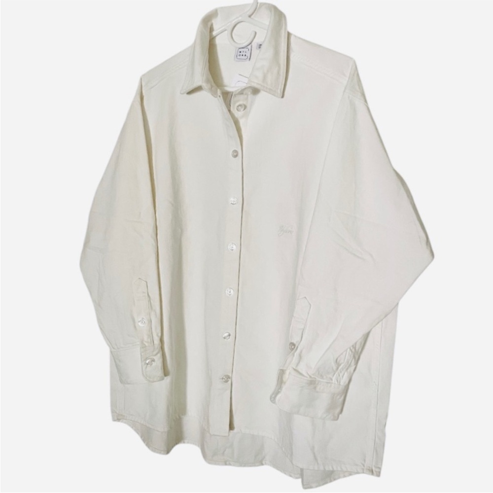 NYLORA Dayton Cream Denim Button-Up